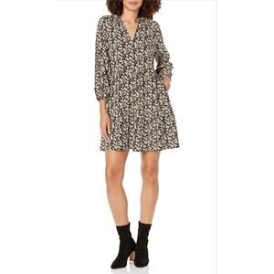 The Drop Caralynmirand Womens 4X Ruffle Neck Tiered Mini Dress NWT